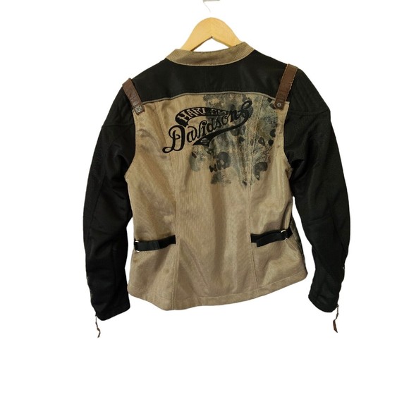 Harley Davidson Riding Gear Jacket Mesh Embroidered 1905 LARGE‎ - Picture 3 of 9